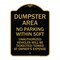 Signmission No Parking Within 50 Ft Unauthorized Vehicles Ticketed Towed at Owners Expense, BG-1824-23638 A-DES-BG-1824-23638 - alternate 1